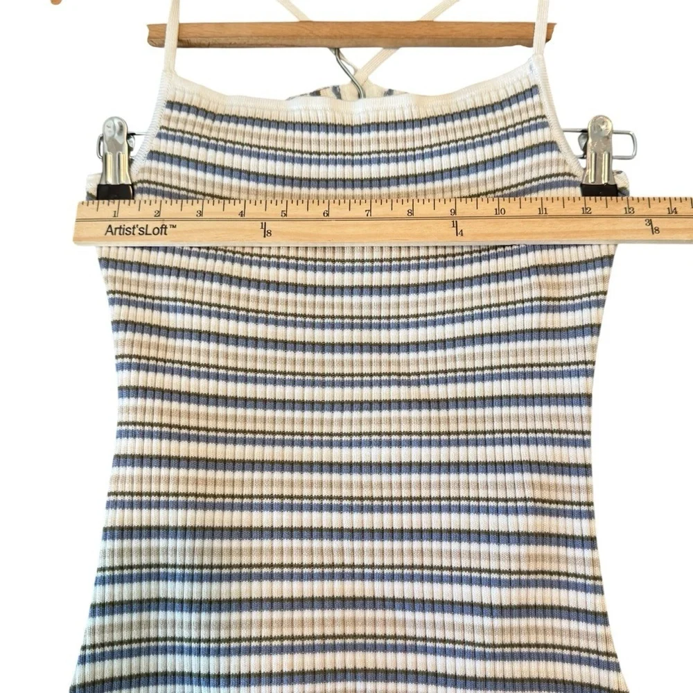 Abercrombie & Fitch Body con  Sweater Dress Women’s M, Stripe, open Back, slit